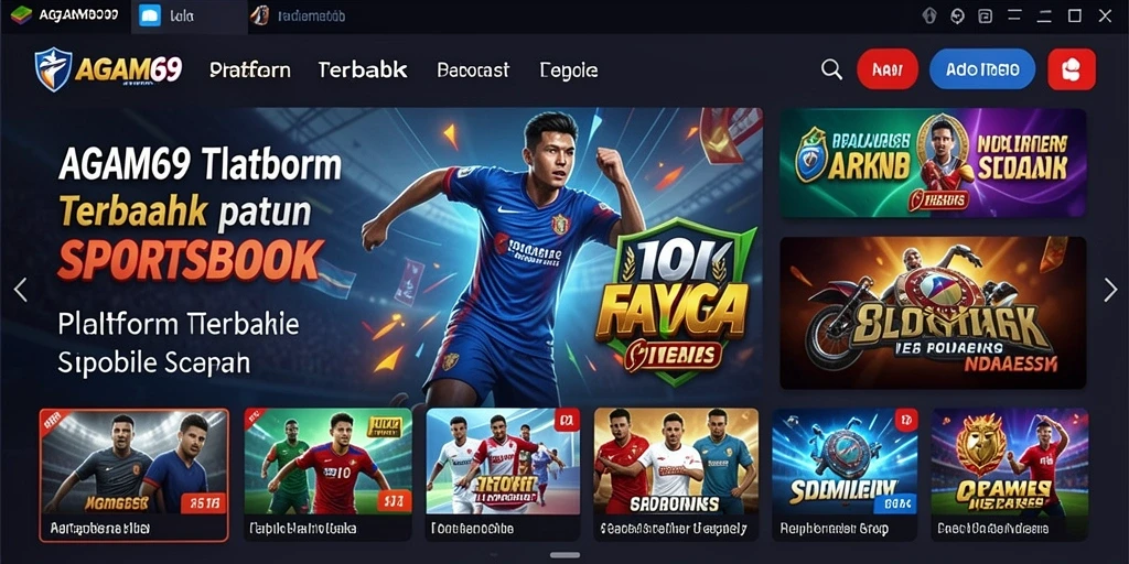 Tampilan gameplay AGAM69 dalam taruhan olahraga yang seru dan interaktif.