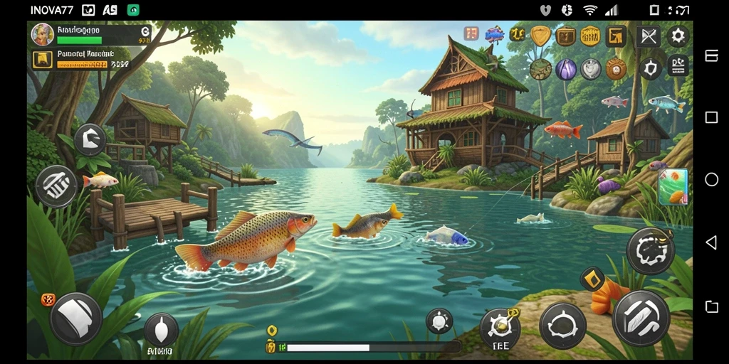 Tangkapan besar dalam gameplay INOVA77 yang menegangkan.