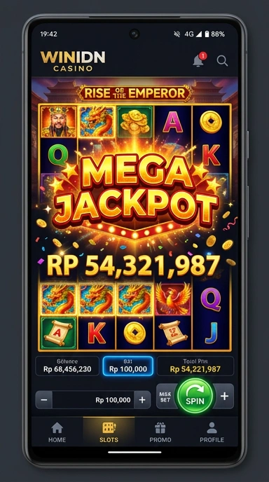 Tampilan antarmuka aplikasi winidn yang intuitif.